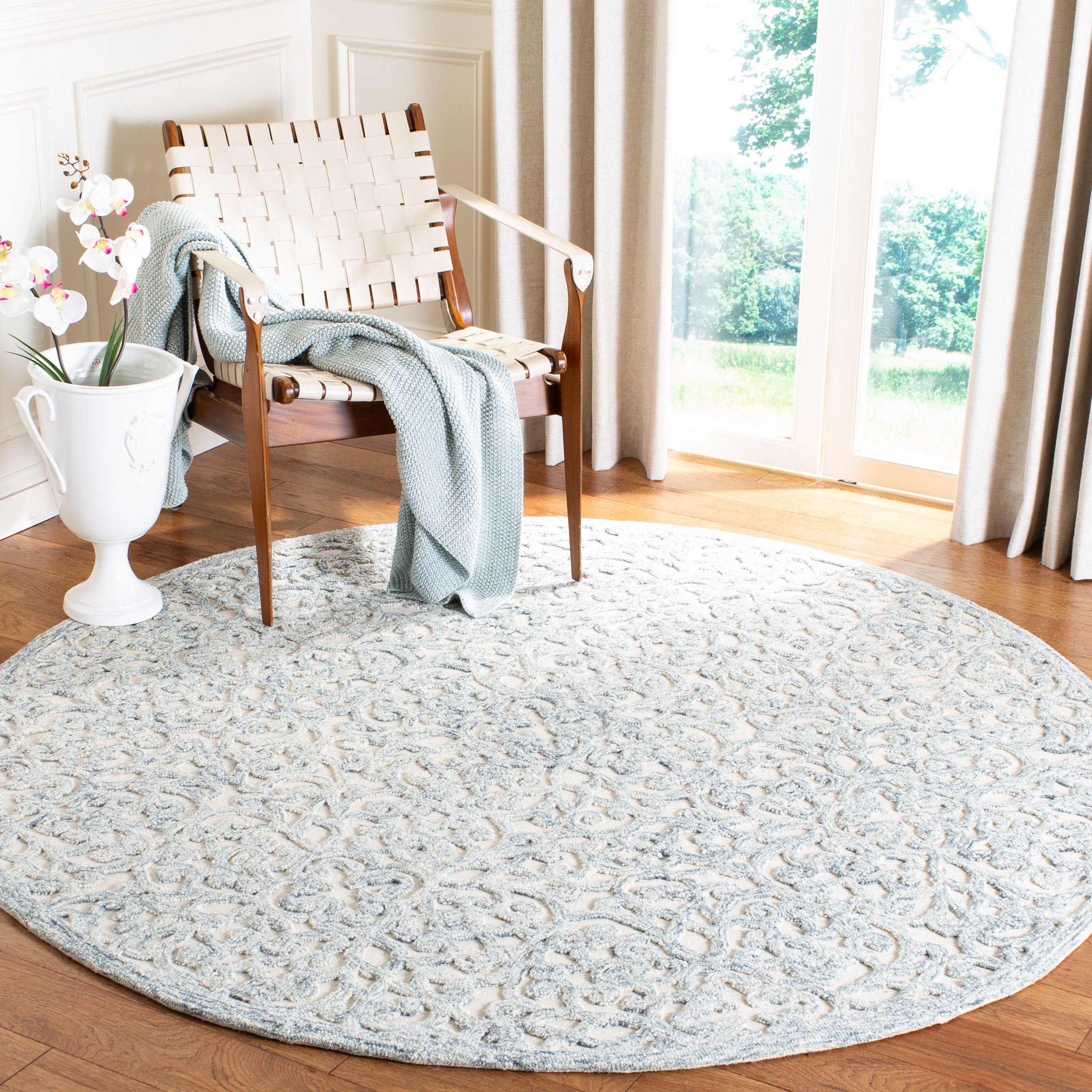 Safavieh Trace 103 Rug, TRC103 - Charcoal / Ivory