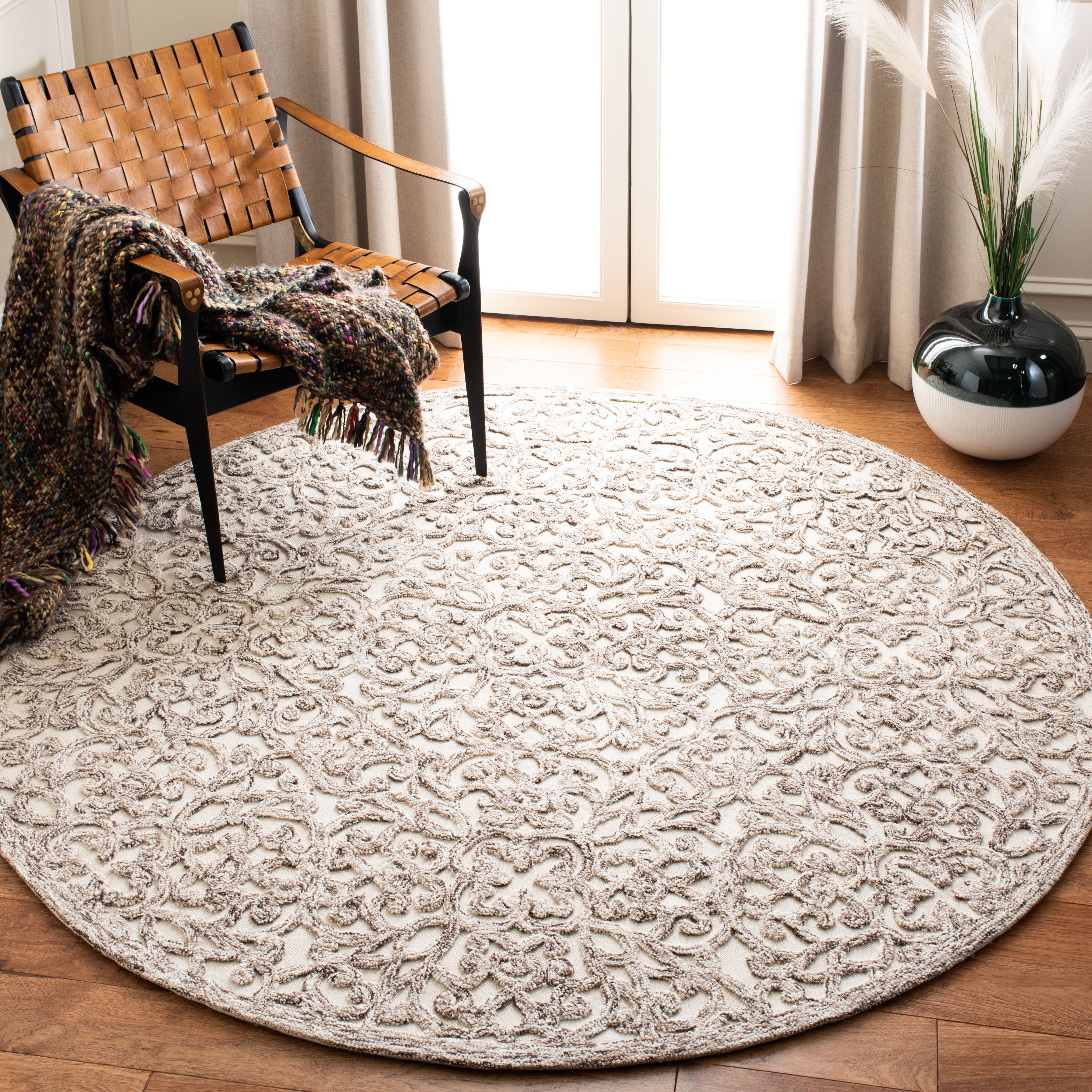 Safavieh Trace 103 Rug, TRC103 - Brown / Ivory