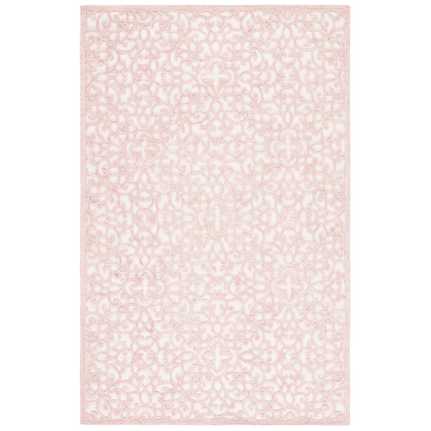 Safavieh Trace 103 Rug, TRC103 - Ivory / Pink