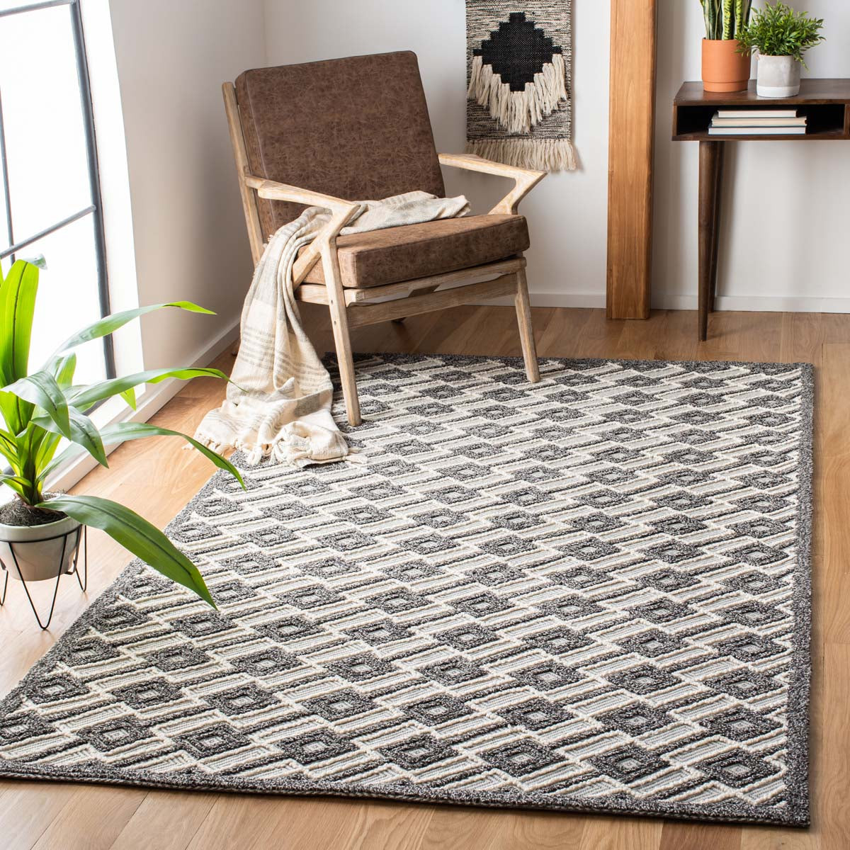 Safavieh Trace 203 Rug, TRC203 - Grey / Beige