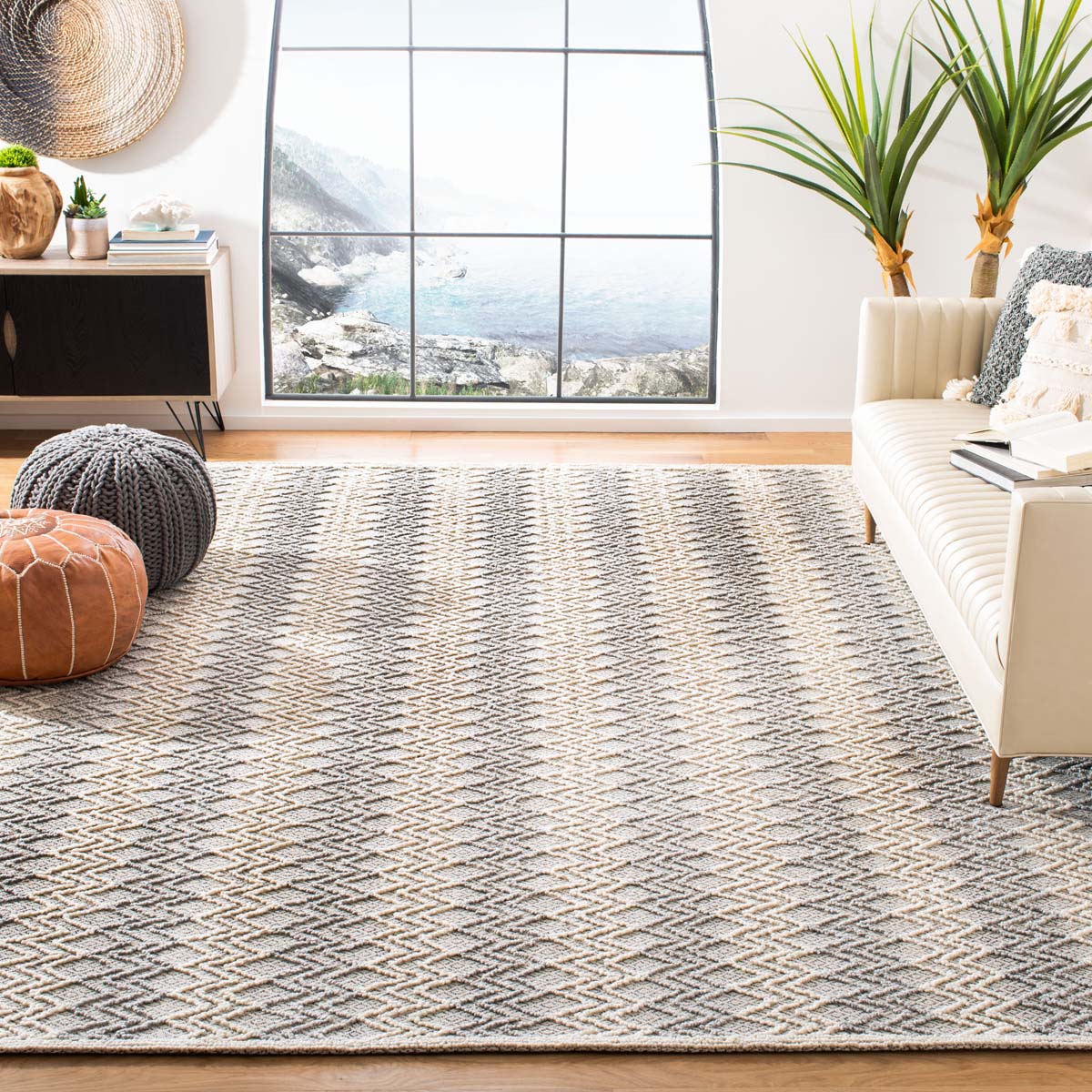 Safavieh Trace 211 Rug, TRC211 - Blue / Black