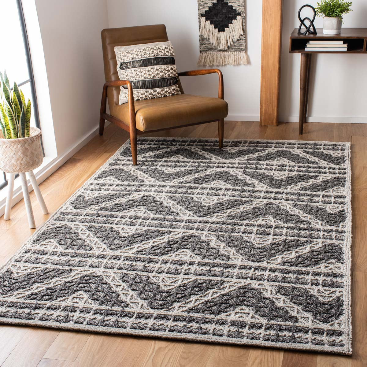 Safavieh Trace 216 Rug, TRC216 - Grey / Charcoal