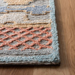 Safavieh Trace 221 Rug, TRC221 - Blue / Rust