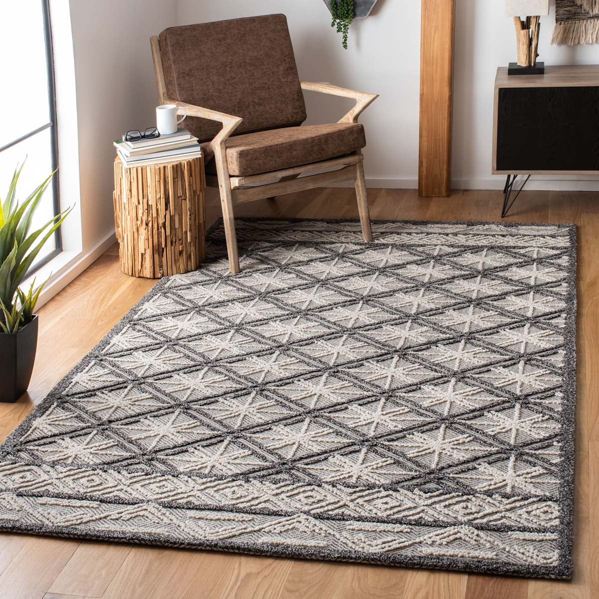 Safavieh Trace 222 Rug, TRC222 - Grey / Beige