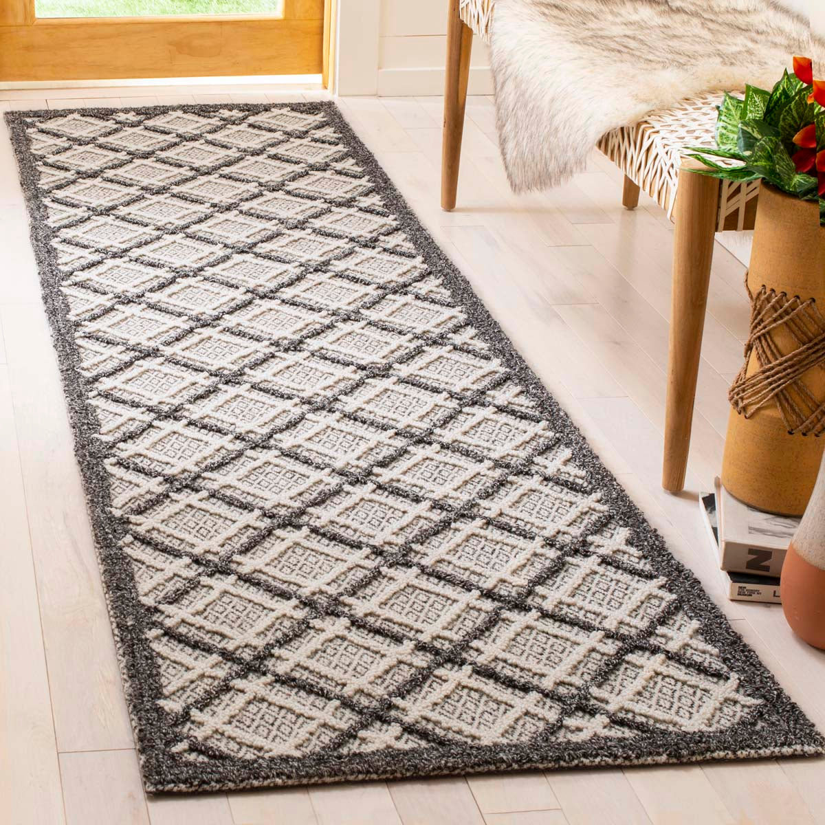 Safavieh Trace 251 Rug, TRC251 - Dark Grey / Light Grey