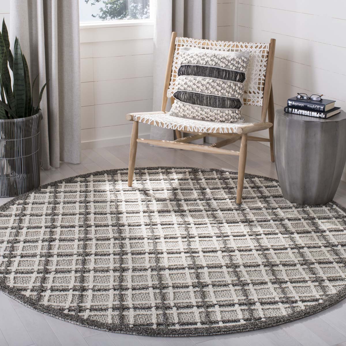 Safavieh Trace 251 Rug, TRC251 - Dark Grey / Light Grey