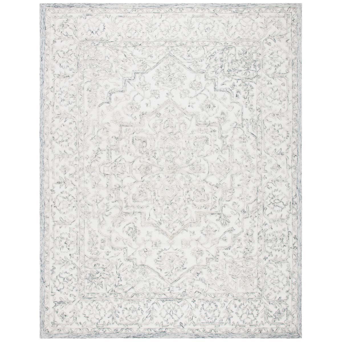 Safavieh Trace 302 Rug, TRC302 - Ivory / Charcoal