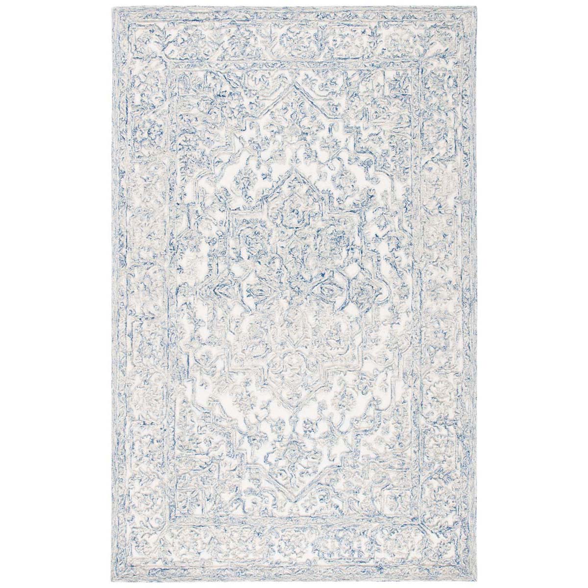 Safavieh Trace 302 Rug, TRC302 - Ivory / Blue