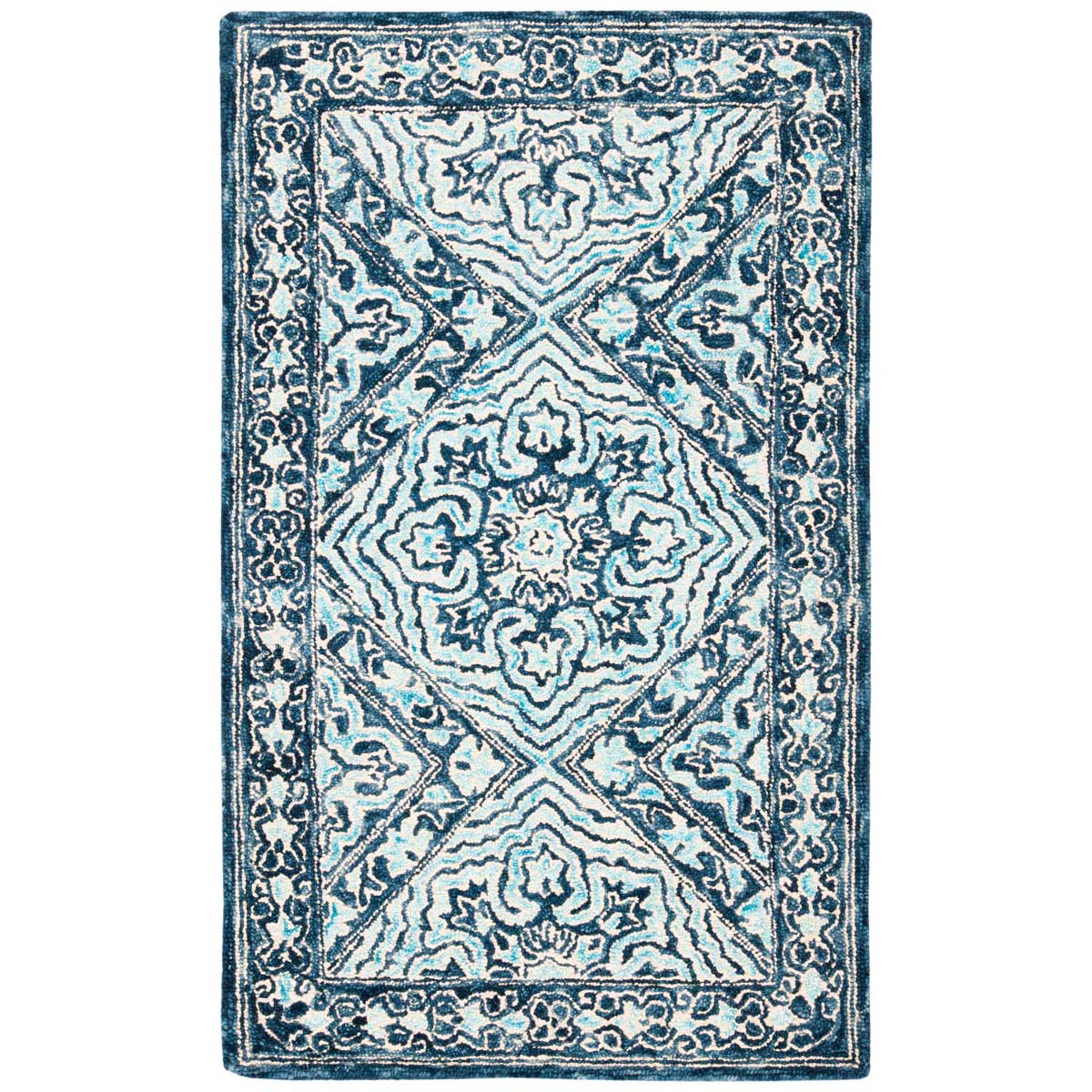 Safavieh Trace 507 Rug, TRC507 - Navy / Light Blue