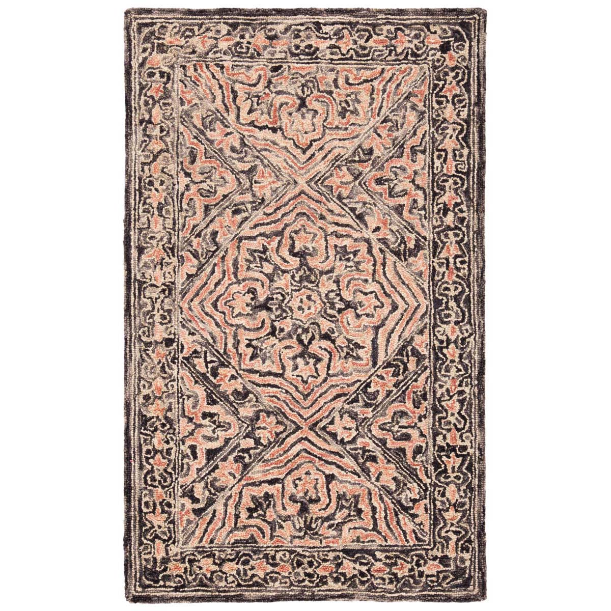 Safavieh Trace 507 Rug, TRC507 - Black / Red