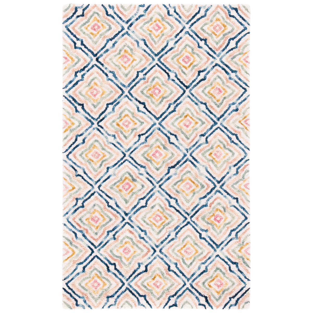 Safavieh Trace 512 Rug, TRC512 - Ivory / Navy