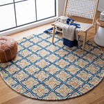 Safavieh Trace 512 Rug, TRC512 - Ivory / Navy