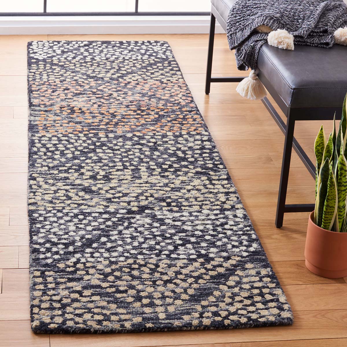 Safavieh Trace 513 Rug, TRC513 - Navy / Ivory