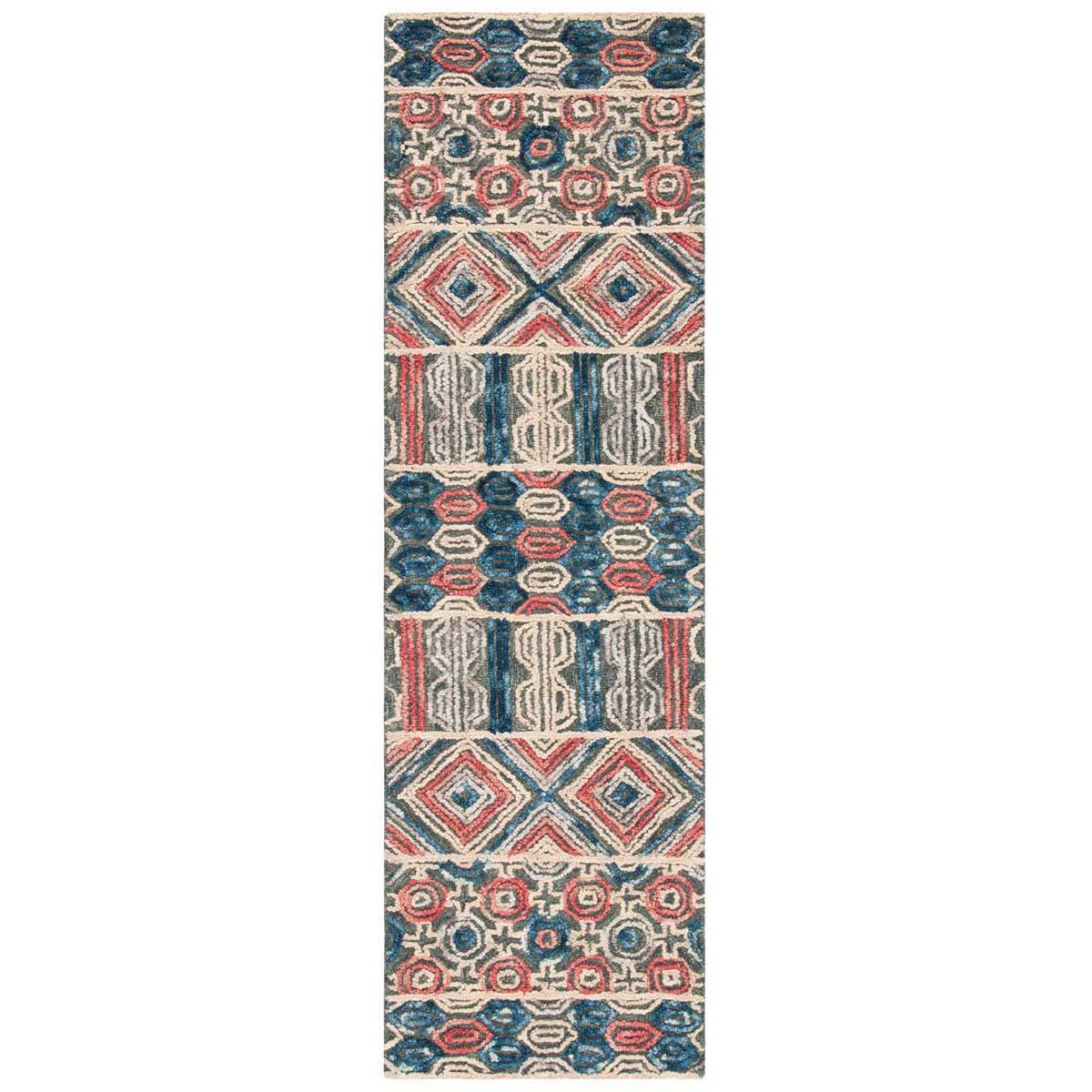 Safavieh Trace 516 Rug, TRC516 - Grey / Navy