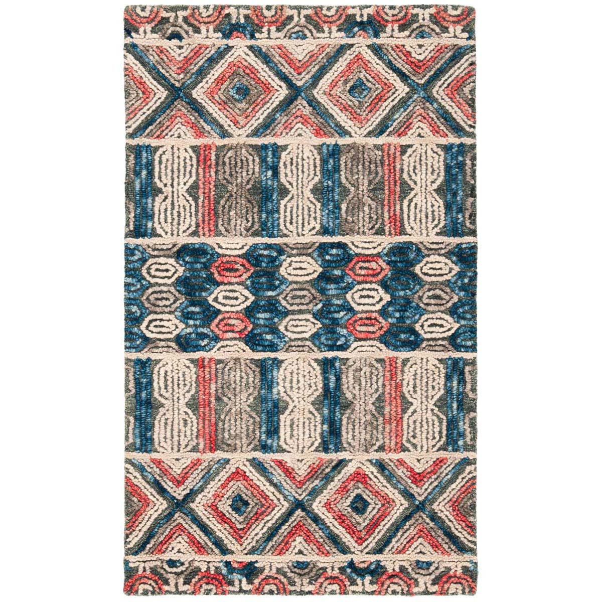 Safavieh Trace 516 Rug, TRC516 - Grey / Navy