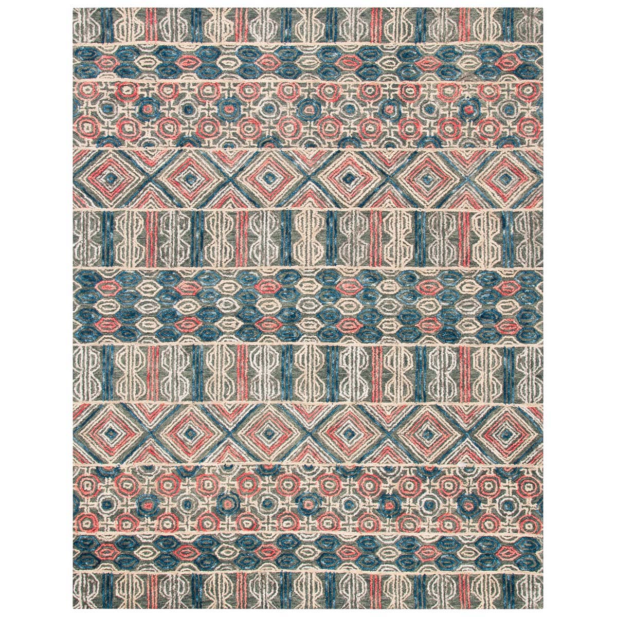 Safavieh Trace 516 Rug, TRC516 - Grey / Navy