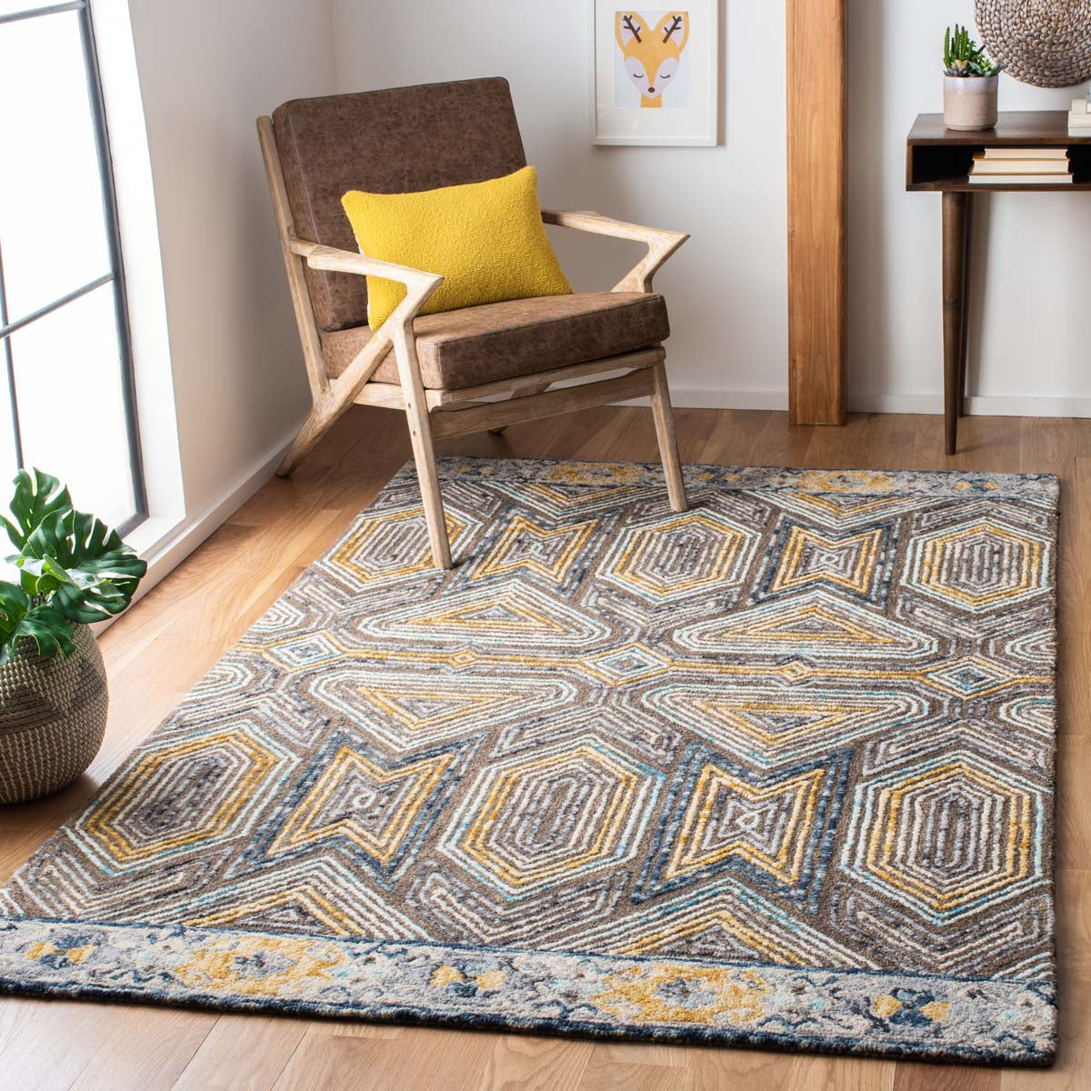 Safavieh Trace 518 Rug, TRC518 - Grey / Beige