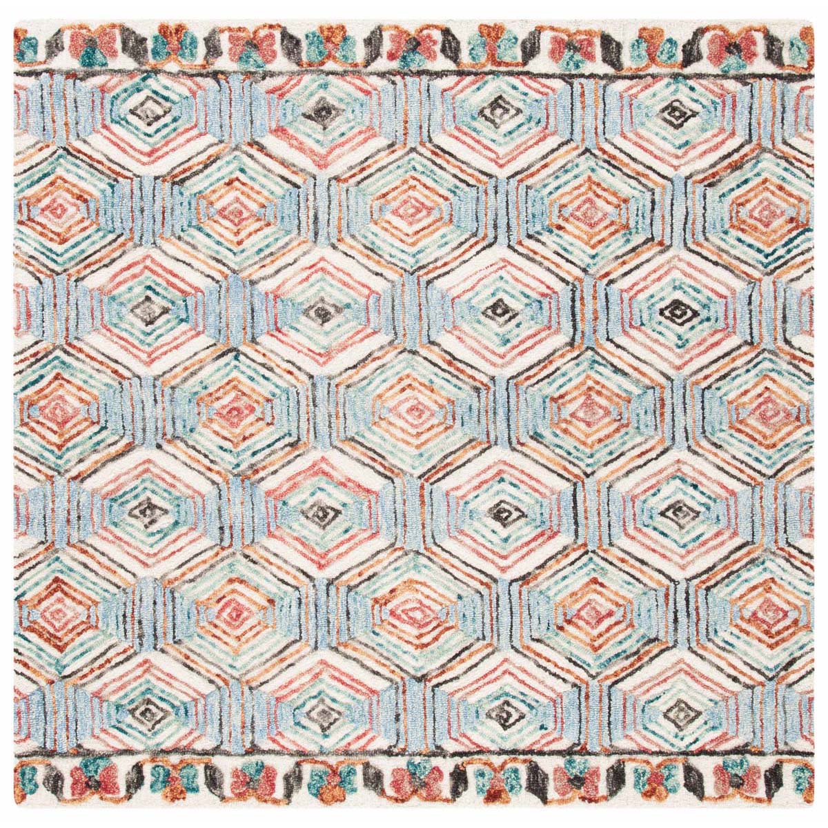 Safavieh Trace 522 Rug, TRC522 - Ivory / Light Blue