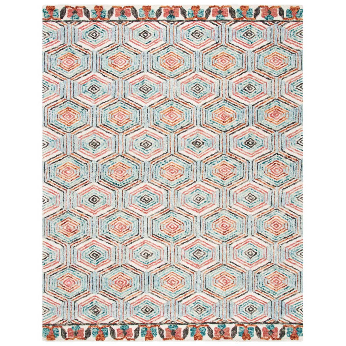 Safavieh Trace 522 Rug, TRC522 - Ivory / Light Blue