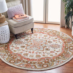 Safavieh Trace 523 Rug, TRC523 - Ivory / Red