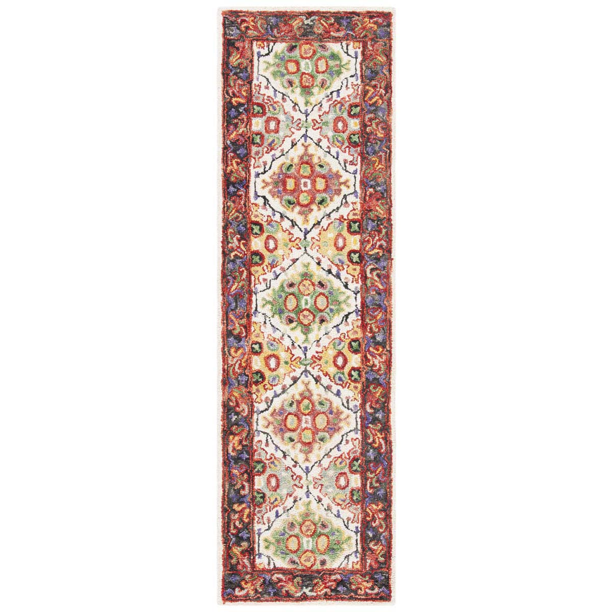 Safavieh Trace 524 Rug, TRC524 - Ivory / Red