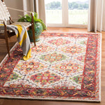 Safavieh Trace 524 Rug, TRC524 - Ivory / Red