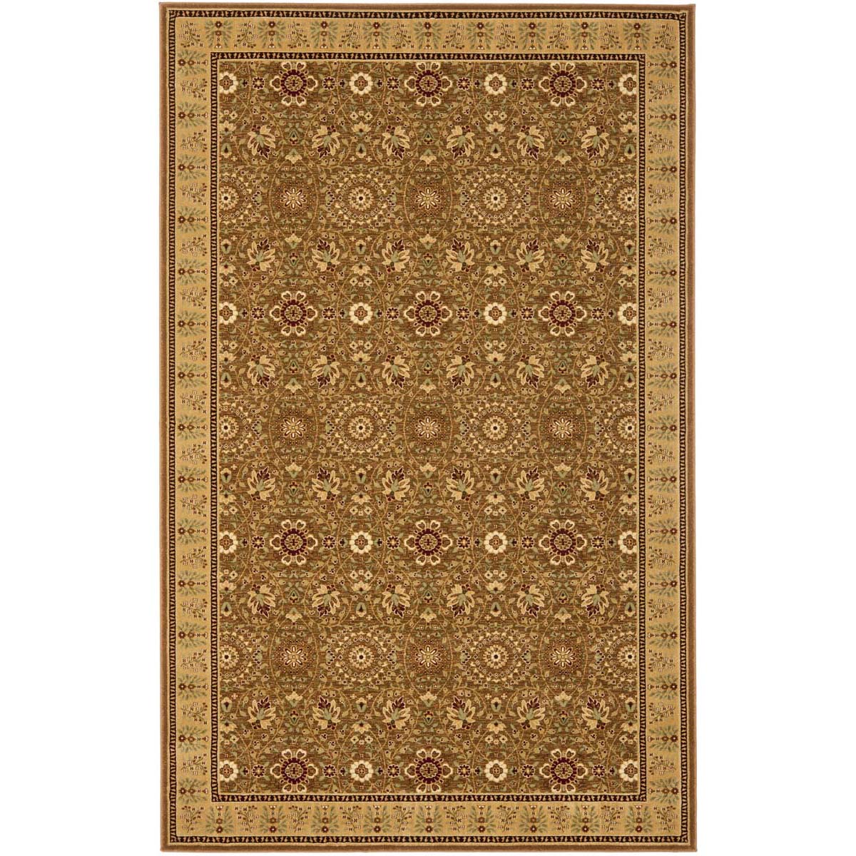 Safavieh Treasures 215 Rug, TRE215 - Olive / Caramel