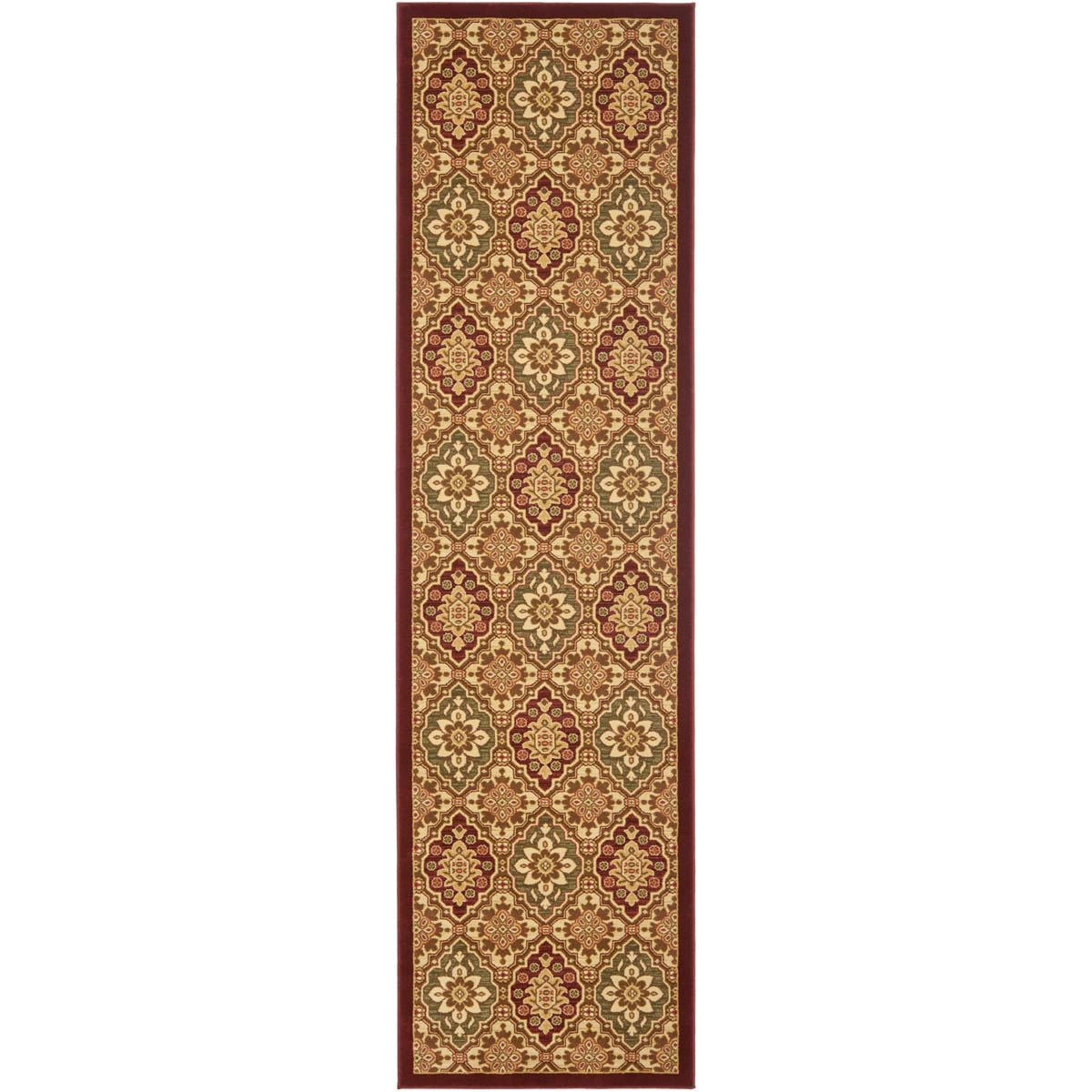 Safavieh Treasures 217 Rug, TRE217 - Red / Ivory