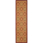 Safavieh Treasures 217 Rug, TRE217 - Red / Ivory