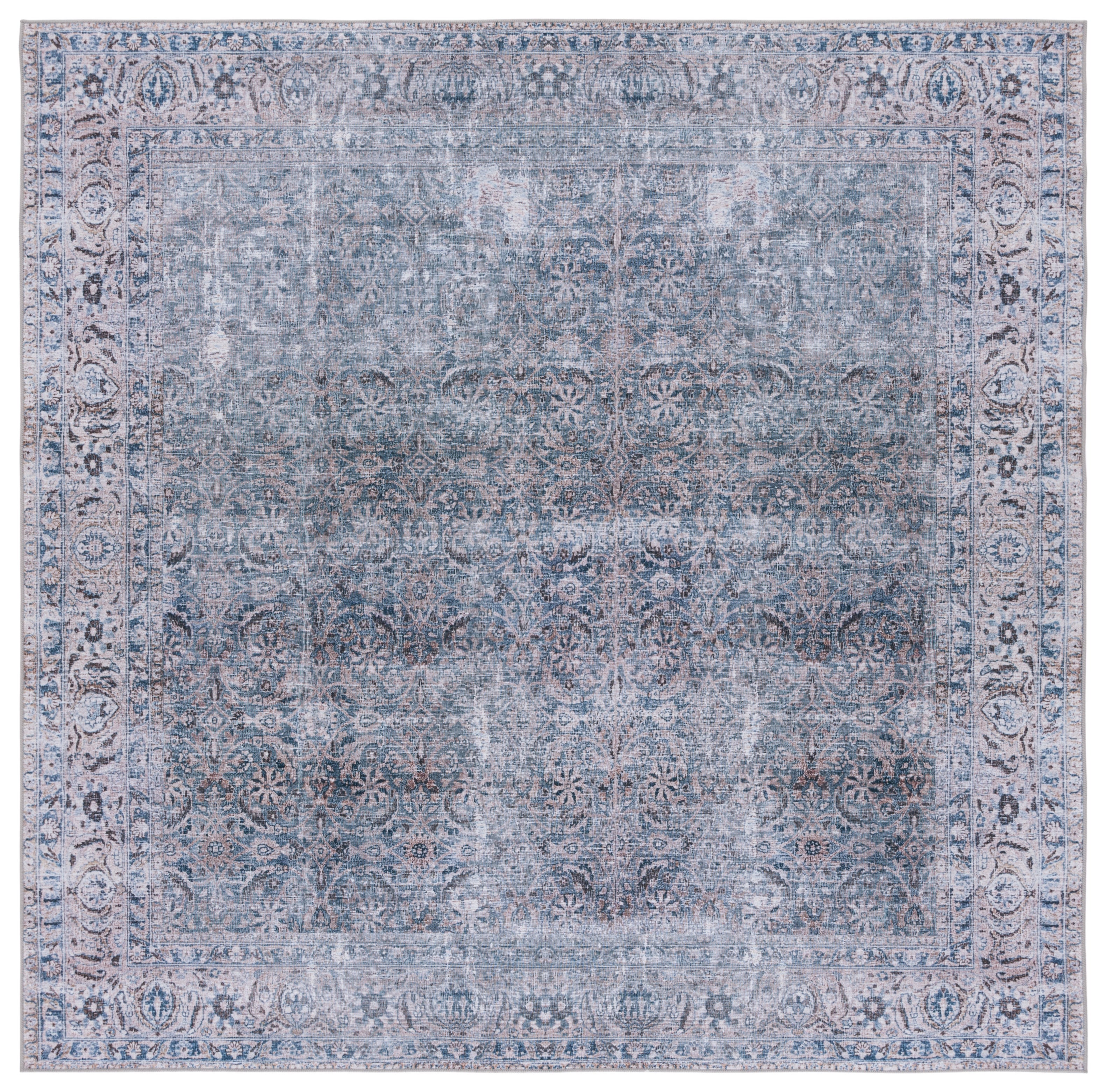 Safavieh Tucson 134 Rug, TSN134 - Green Blue / Beige