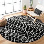 Safavieh Tulum 270 Rug, TUL270 - Black / Ivory