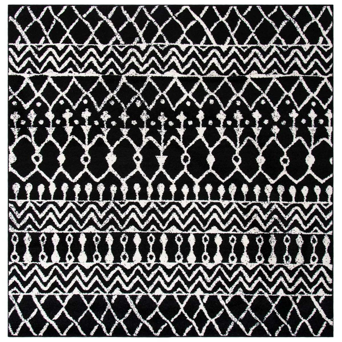 Safavieh Tulum 270 Rug, TUL270 - Black / Ivory