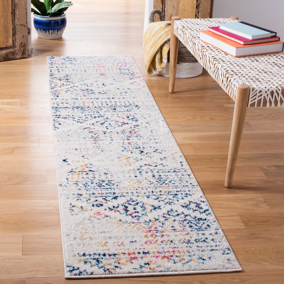 Safavieh Tulum 272 Rug, TUL272 - Ivory / Blue