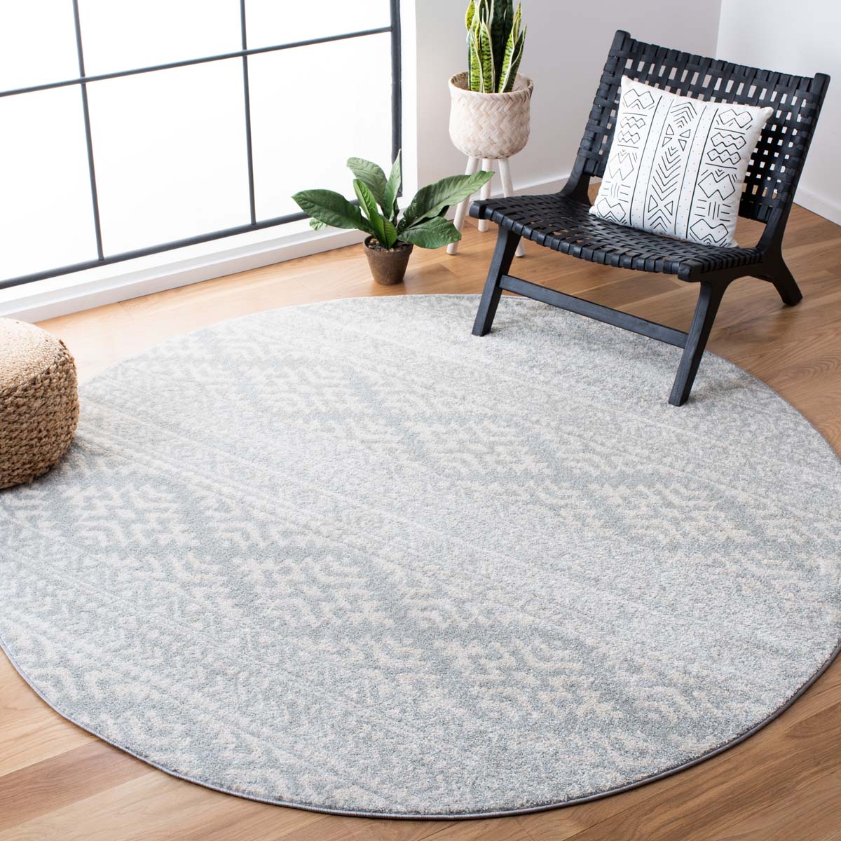 Safavieh Tulum 272 Rug, TUL272 - Light Grey / Ivory