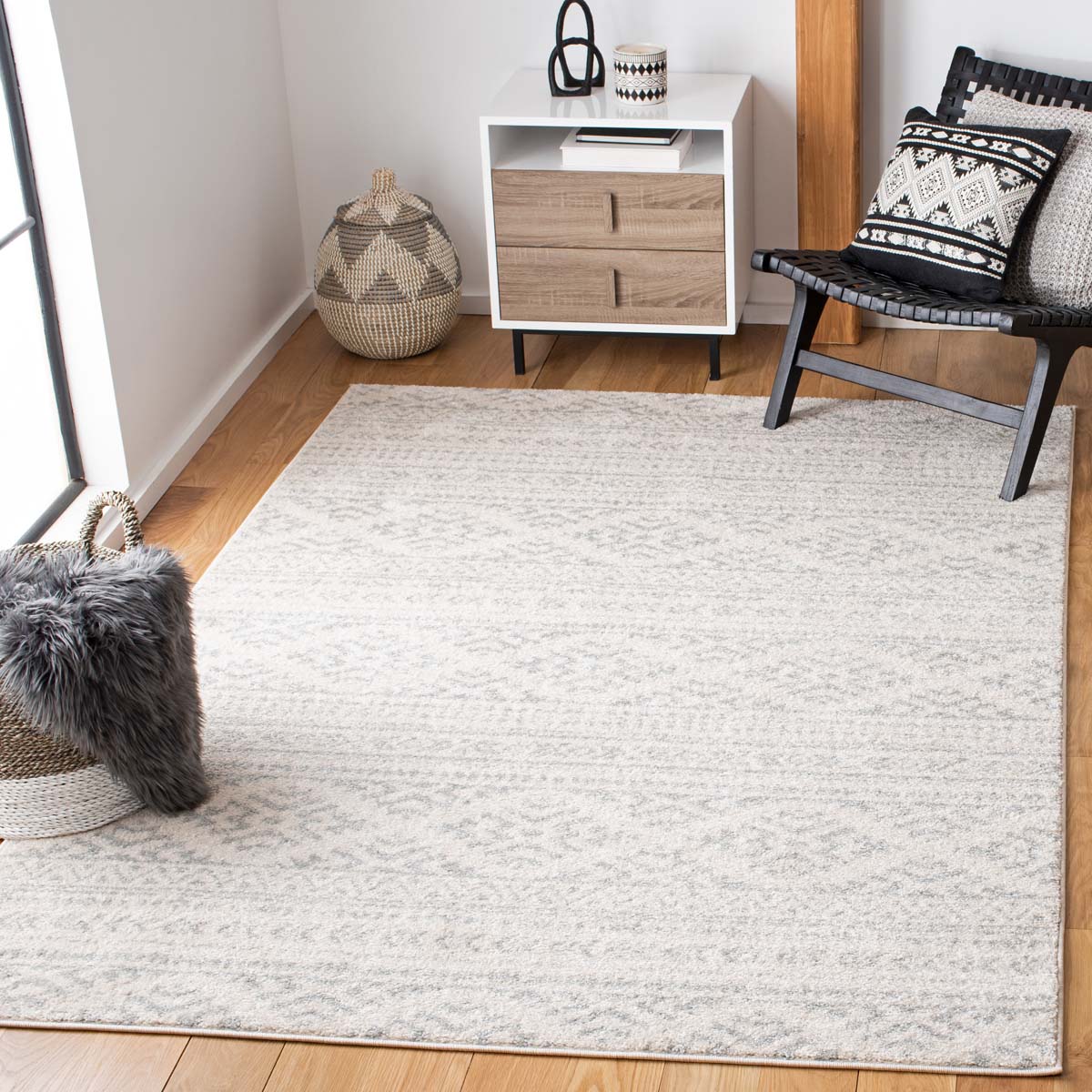 Safavieh Tulum 272 Rug, TUL272 - Ivory / Light Grey