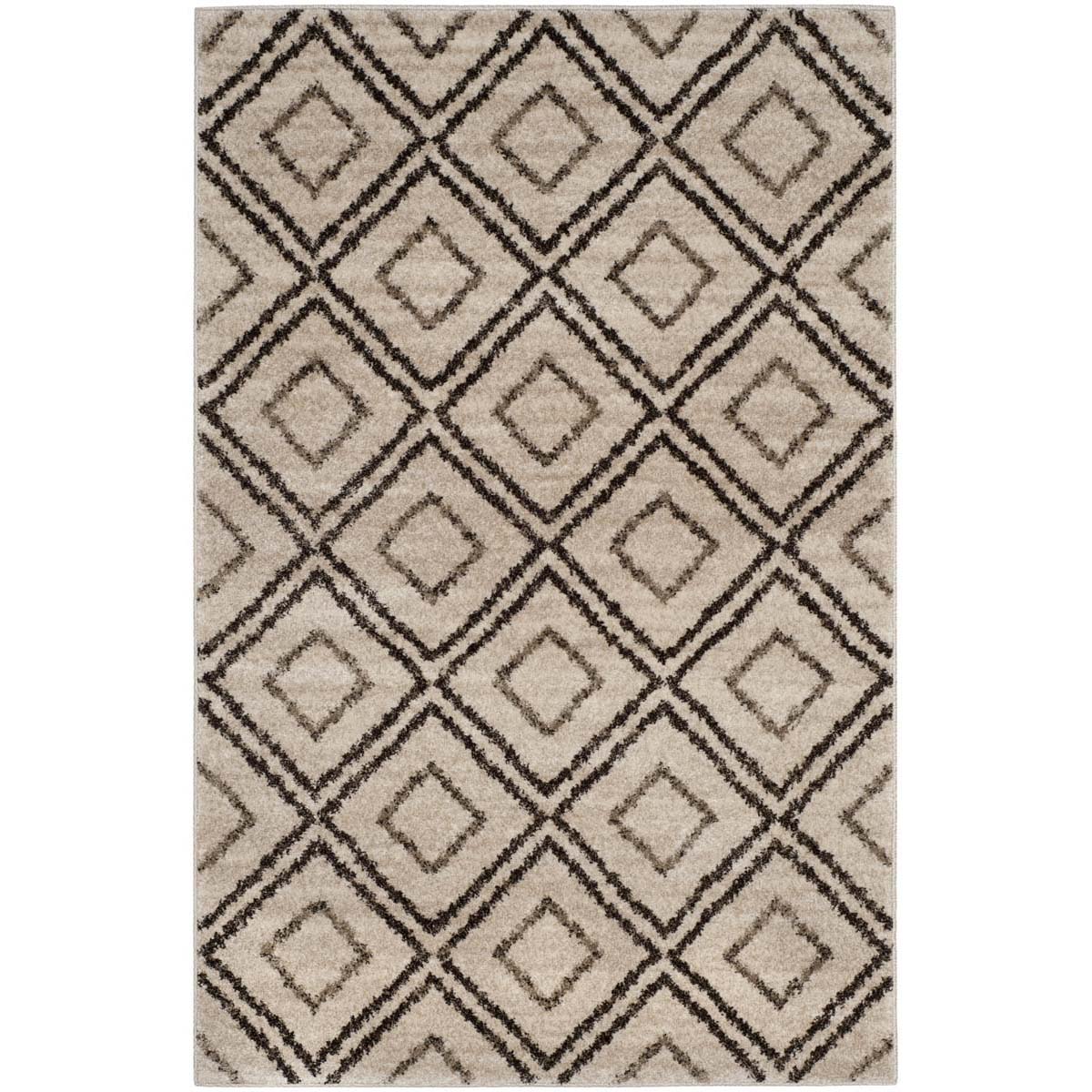 Safavieh Tunisia 293 Rug, TUN293 - Creme / Brown