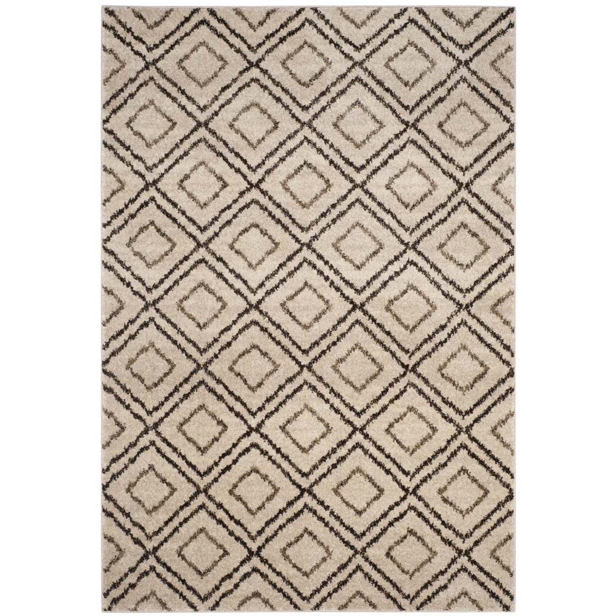 Safavieh Tunisia 293 Rug, TUN293 - Creme / Brown