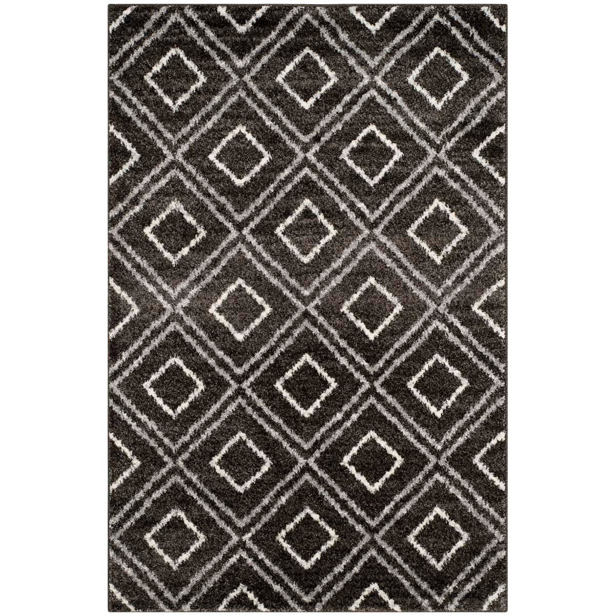 Safavieh Tunisia 293 Rug, TUN293 - Anthracite / Cream