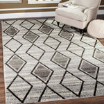 Safavieh Tunisia 296 Rug, TUN296 - Grey / Black