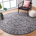 Safavieh Tunisia 734 Rug, TUN734 - Black / Ivory