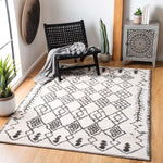 Safavieh Tunisia 736 Rug, TUN736 - Ivory / Black