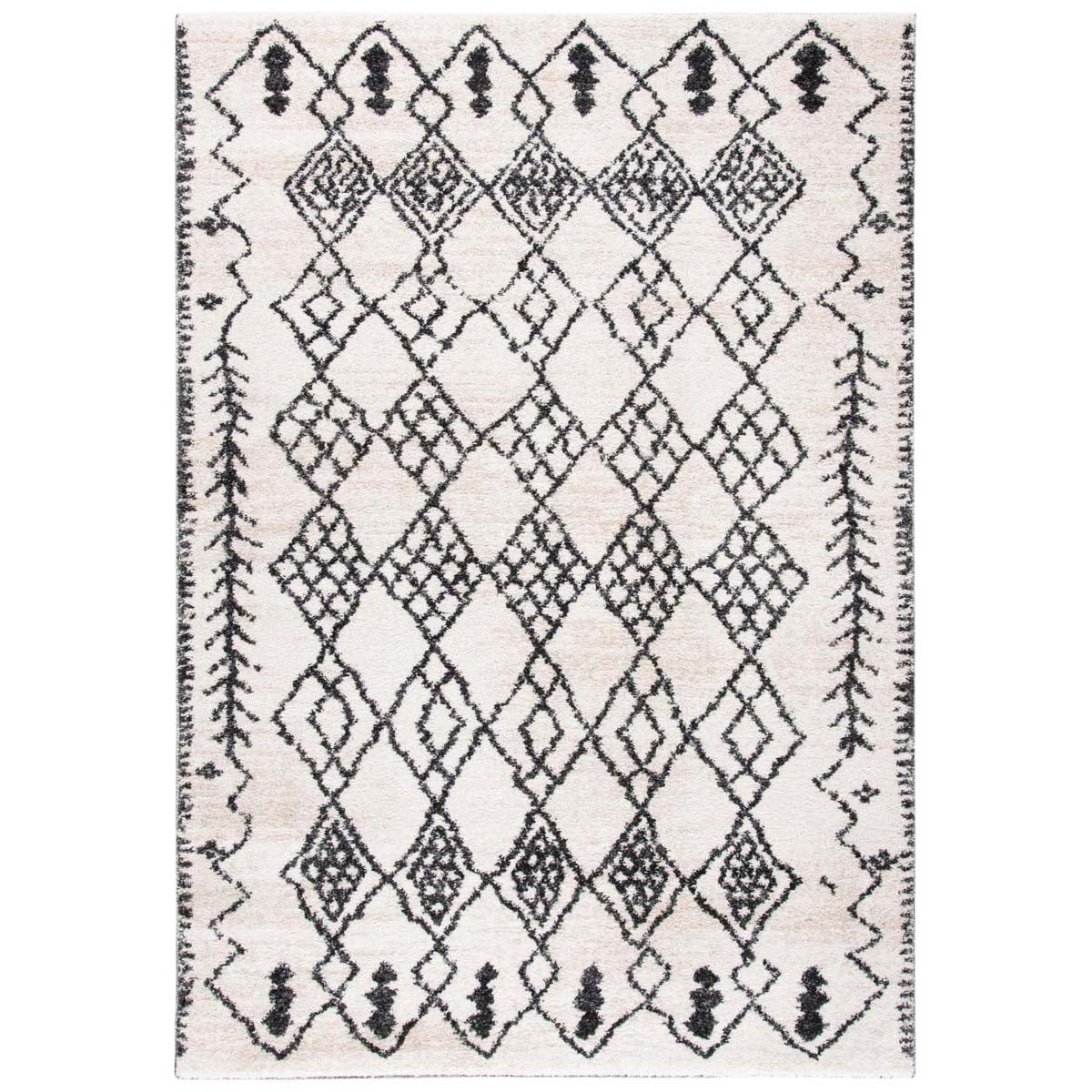 Safavieh Tunisia 736 Rug, TUN736 - Ivory / Black