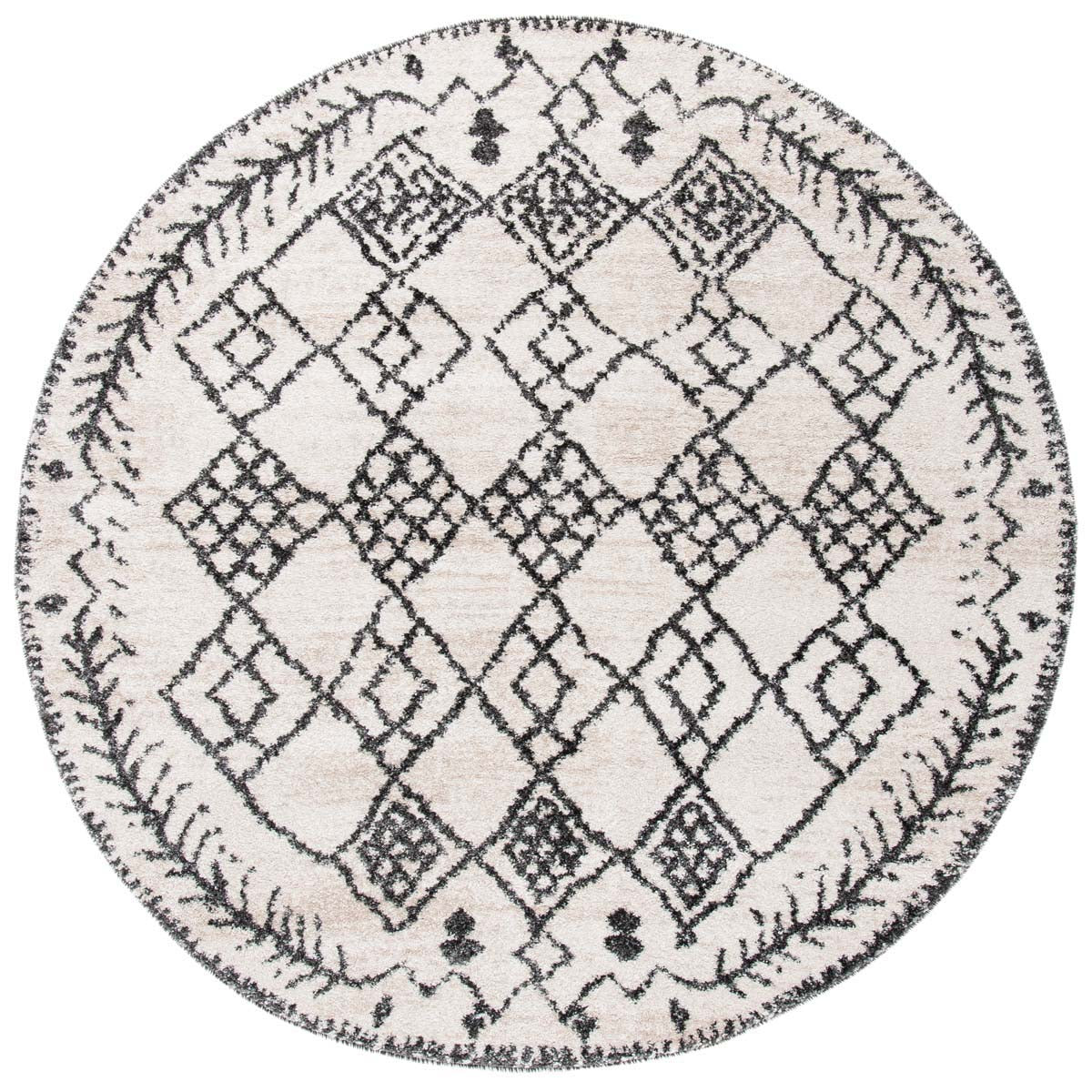 Safavieh Tunisia 736 Rug, TUN736 - Ivory / Black