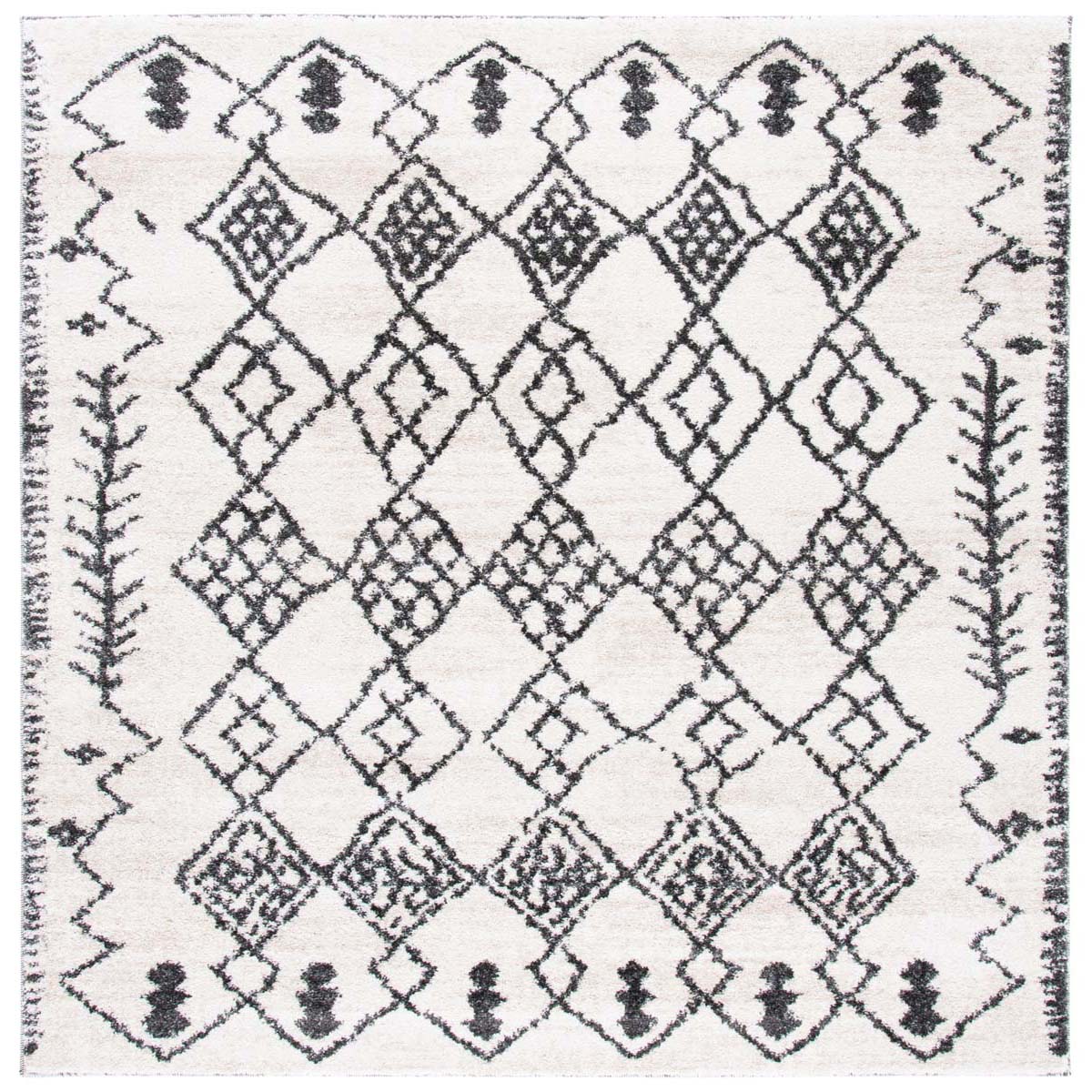 Safavieh Tunisia 736 Rug, TUN736 - Ivory / Black