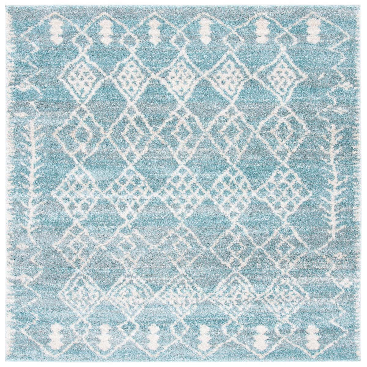 Safavieh Tunisia 736 Rug, TUN736 - Aqua / Ivory