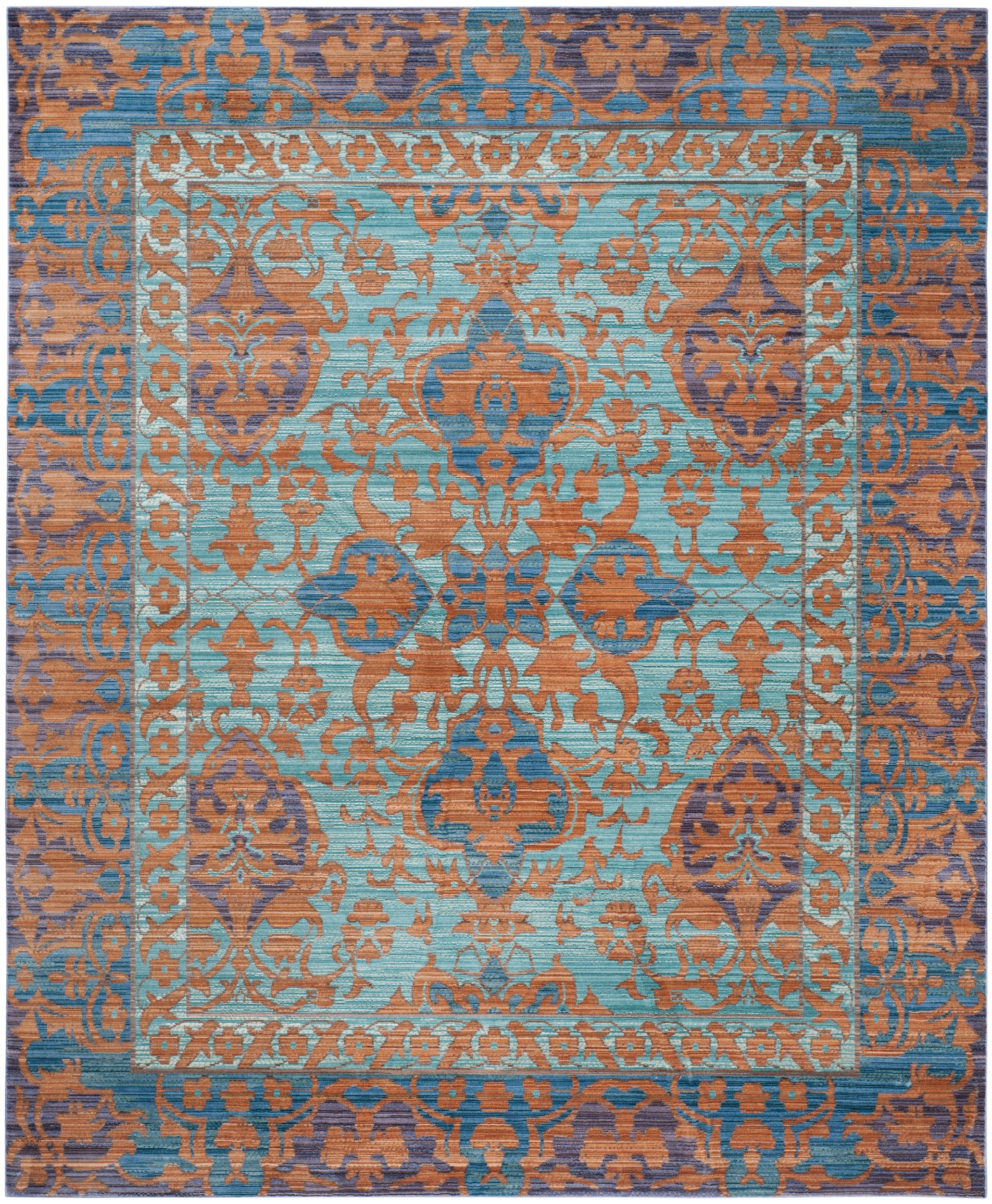 Safavieh Valencia 102 Rug, VAL102 - Blue / Gold