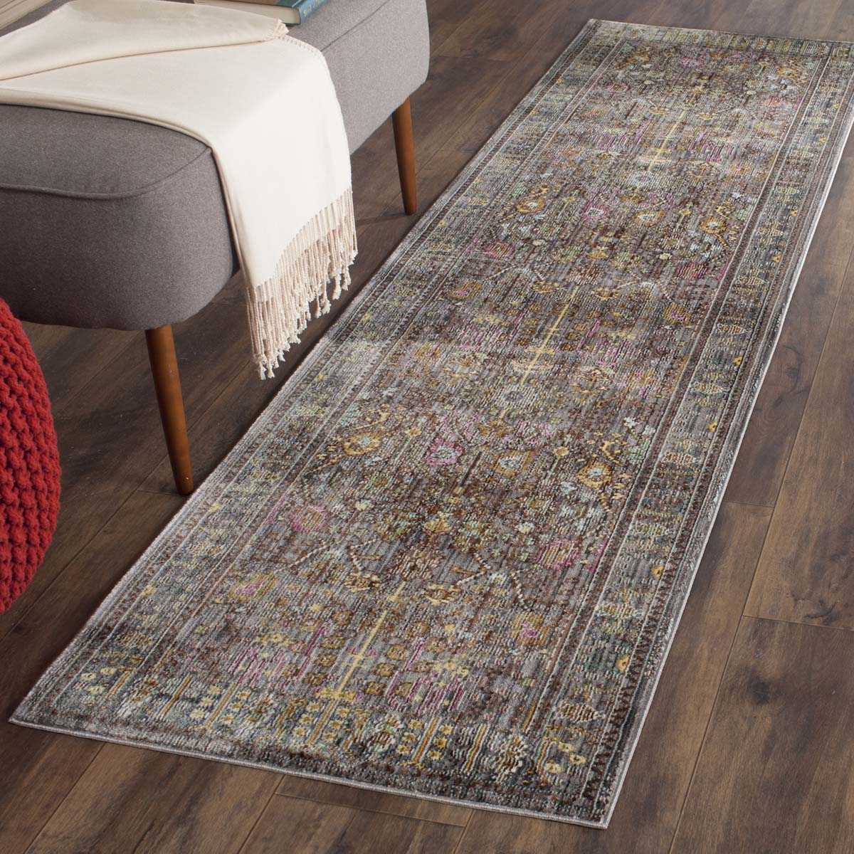 Safavieh Valencia 108 Rug, VAL108 - Grey / Multi