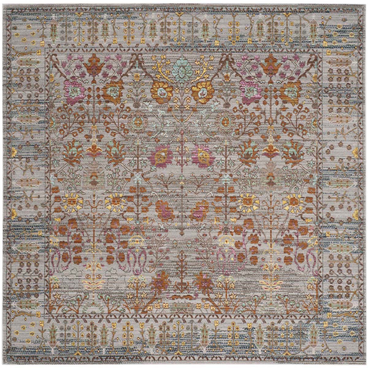 Safavieh Valencia 108 Rug, VAL108 - Grey / Multi