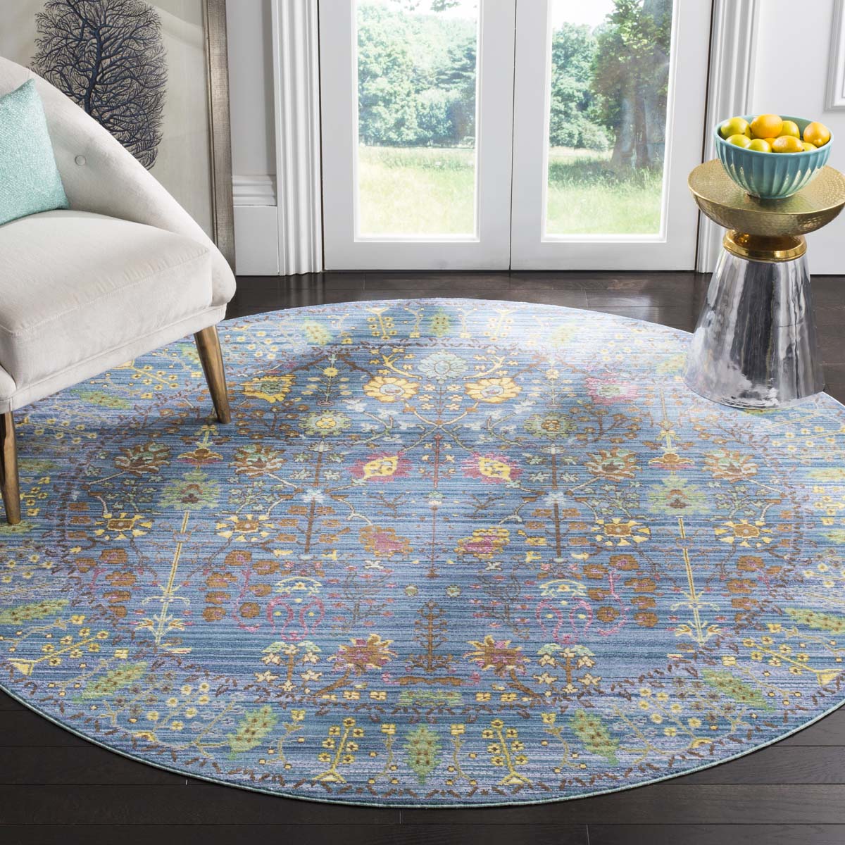 Safavieh Valencia 108 Rug, VAL108 - Blue / Multi