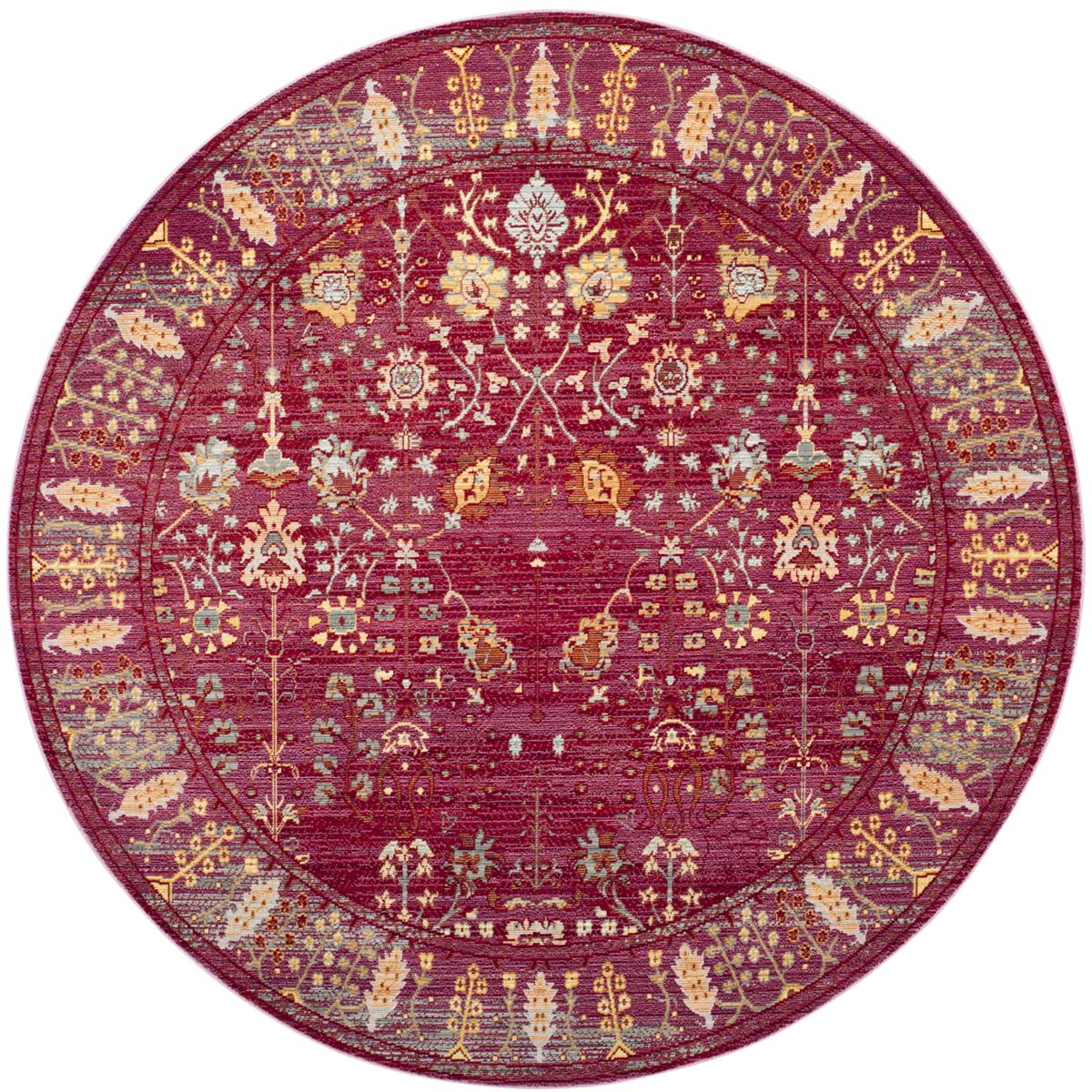 Safavieh Valencia 108 Rug, VAL108 - Fuchsia / Multi